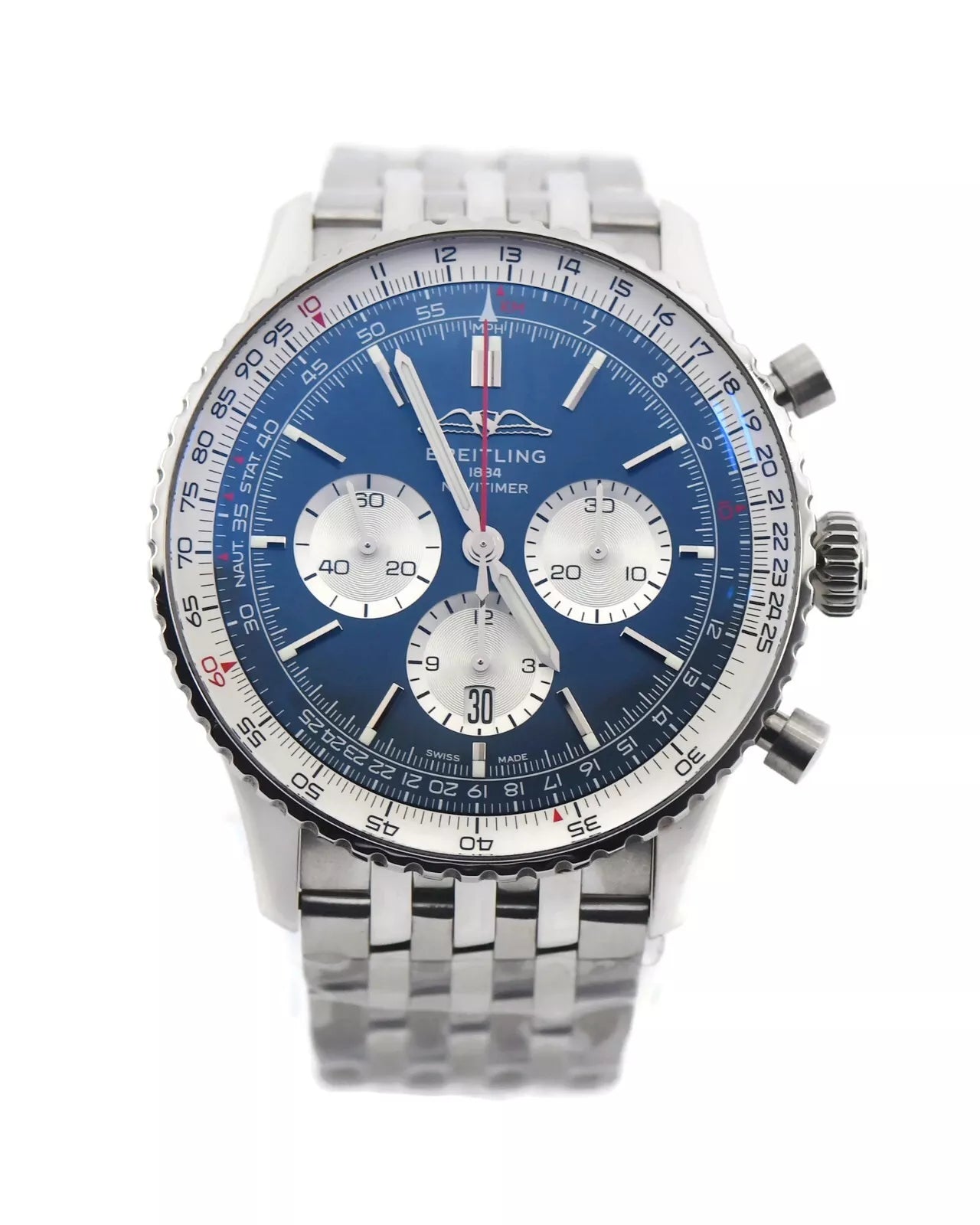 Breitling Navitimer B01 Chronograph Stainless Steel Watch AB0137