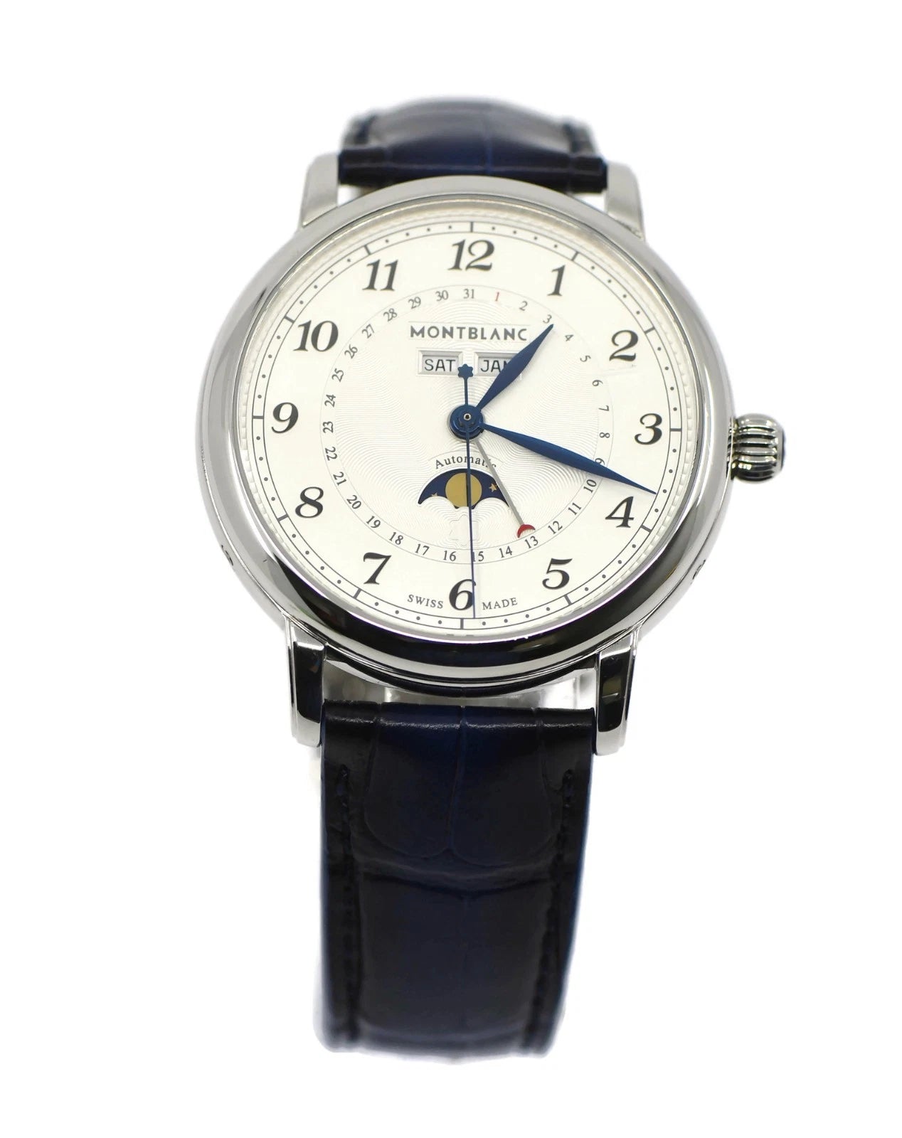 Montblanc Star Calendar Stainless Steel Watch 116516