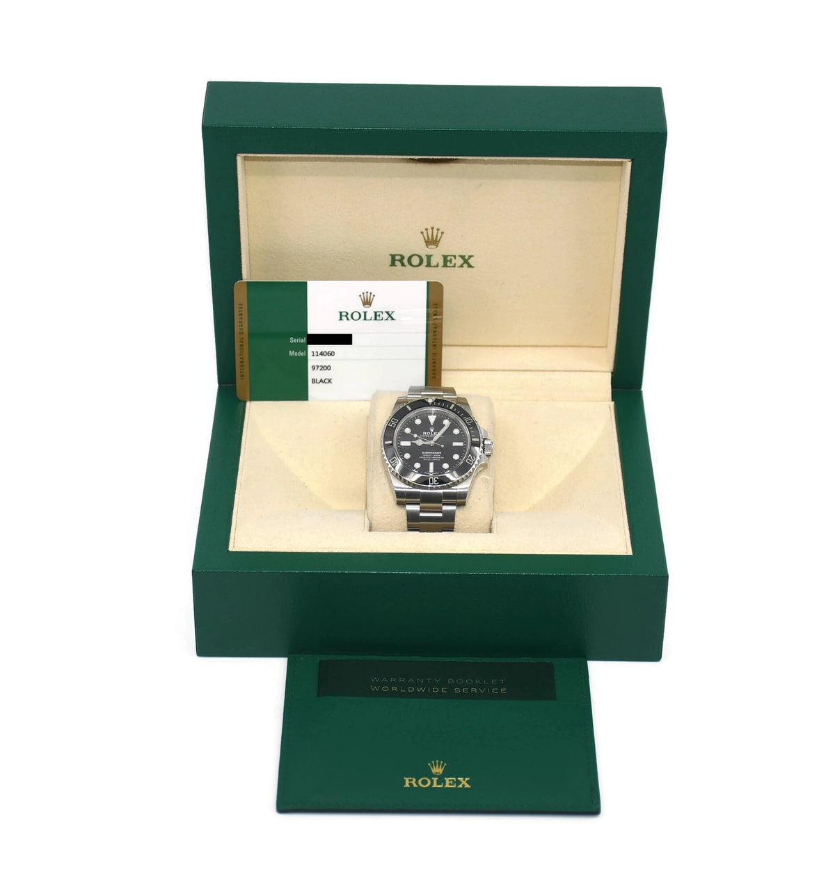 Rolex Submariner No Date Stainless Steel Watch 114060