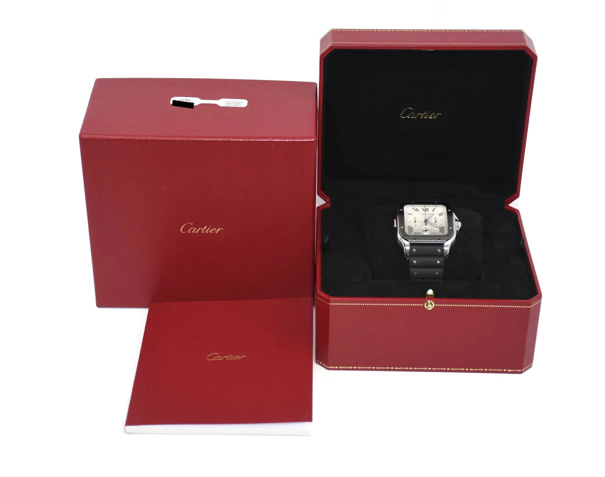 Cartier Santos Chronograph Stainless Steel WSSA0017