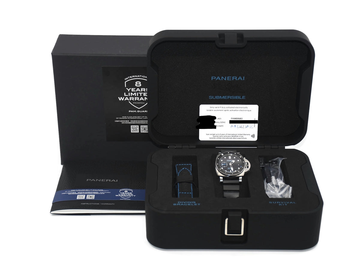 Panerai Submersible Stainless Steel Watch PAM00683