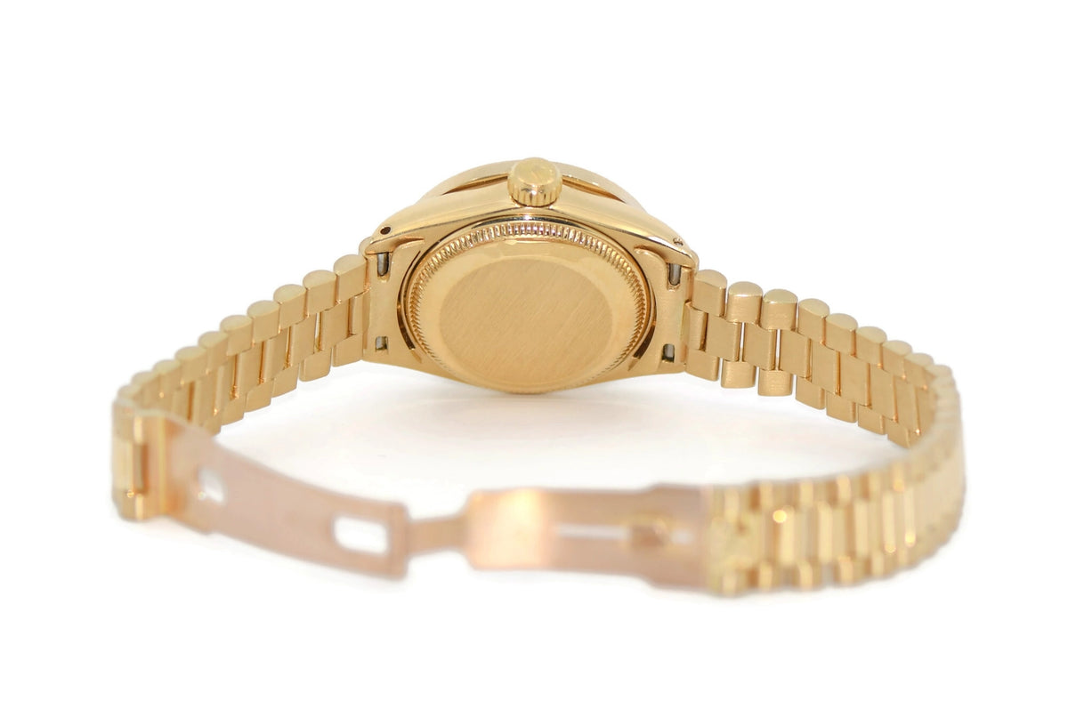 Rolex Datejust Diamond 18K Yellow Gold Watch 6917