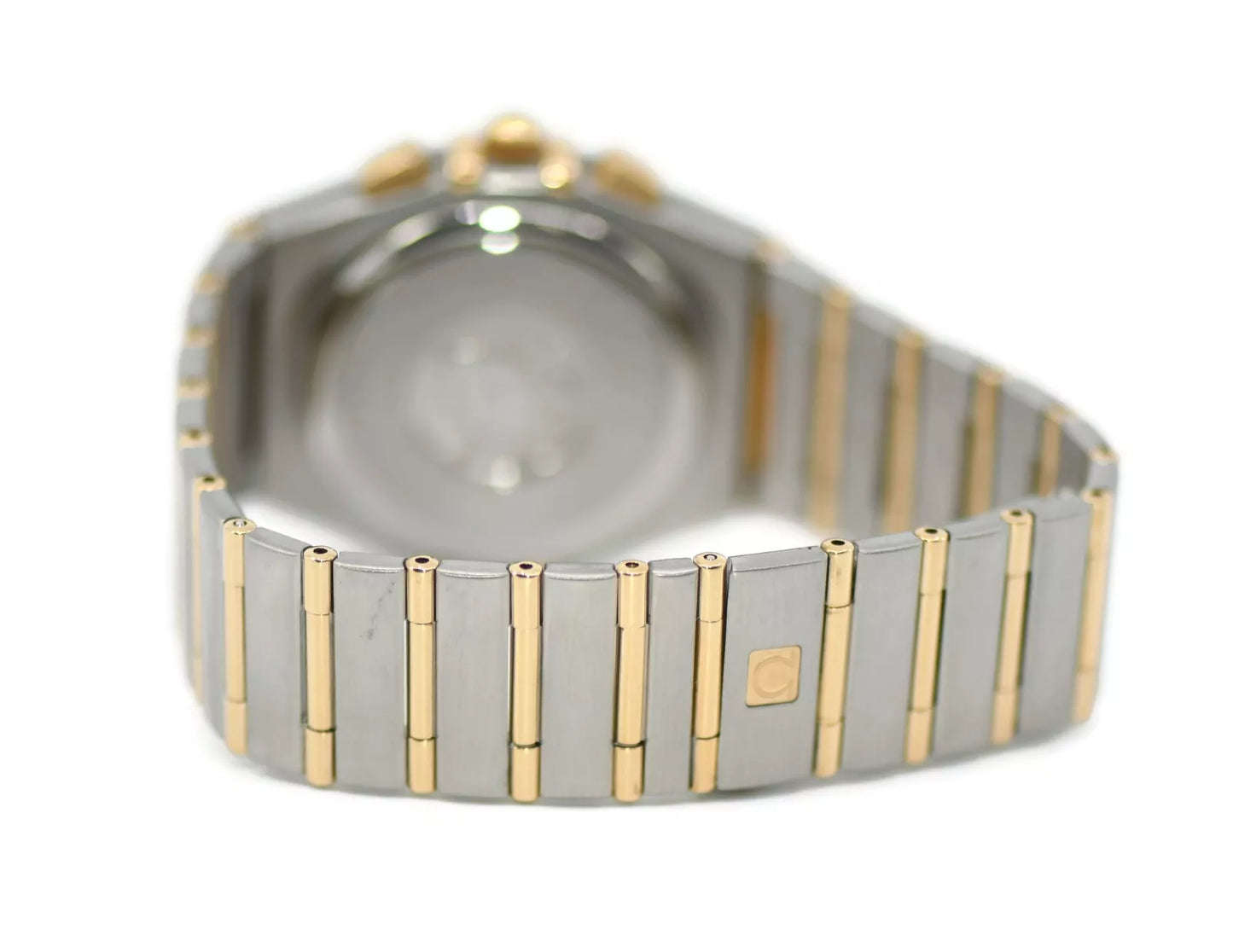 Omega Constellation Chronograph Two Tone Stainless Steel Watch