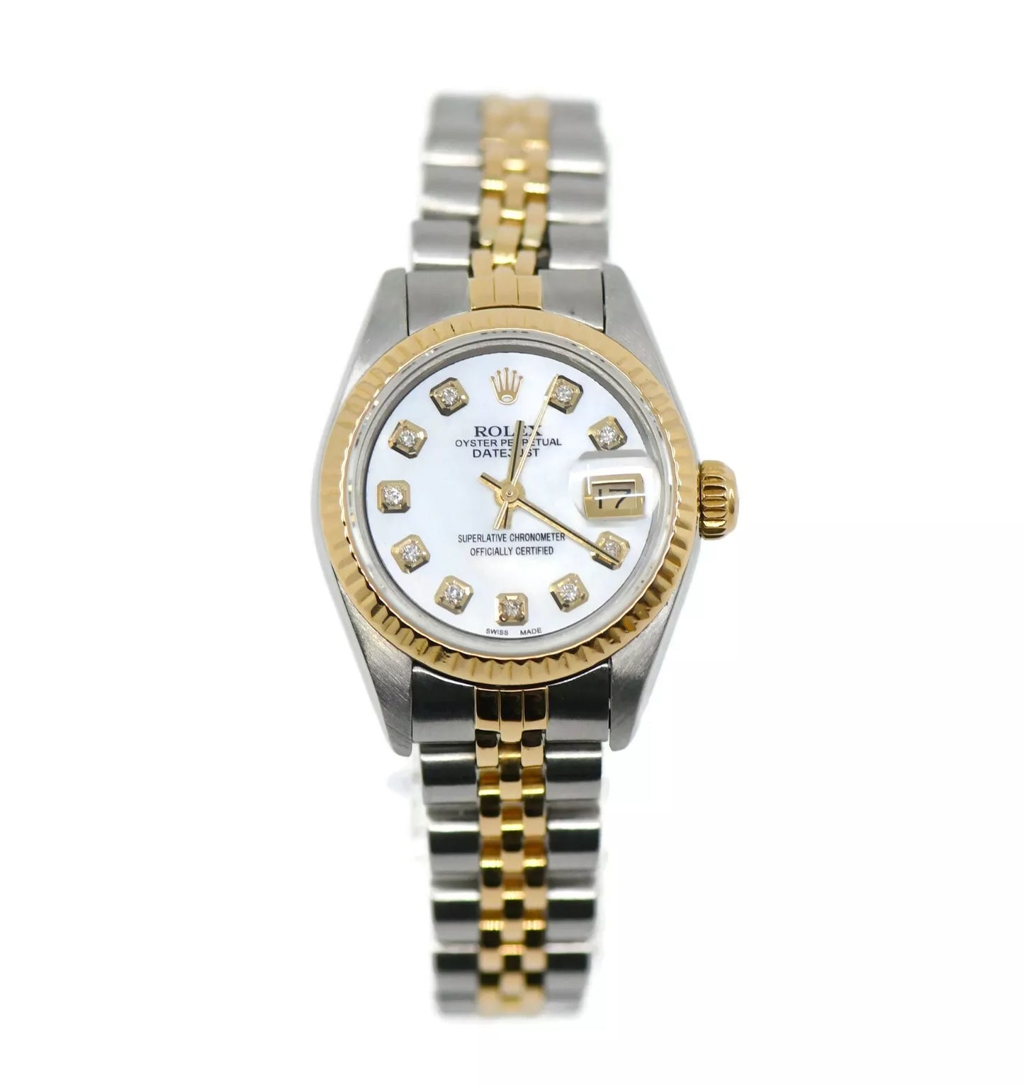 Rolex Datejust Diamond 18K/Stainless Steel Watch