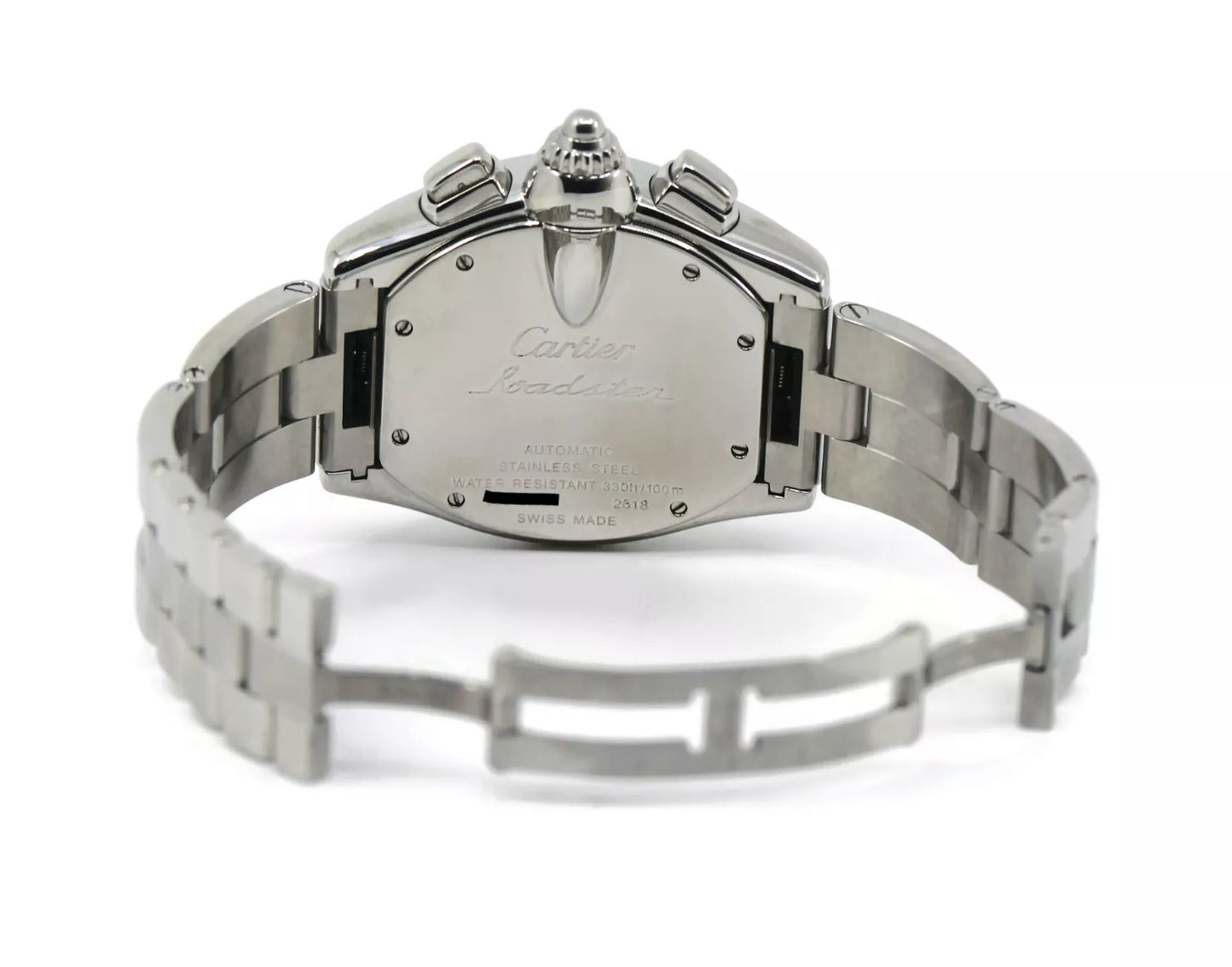 Cartier Roadster XL Chronograph Stainless Steel Watch