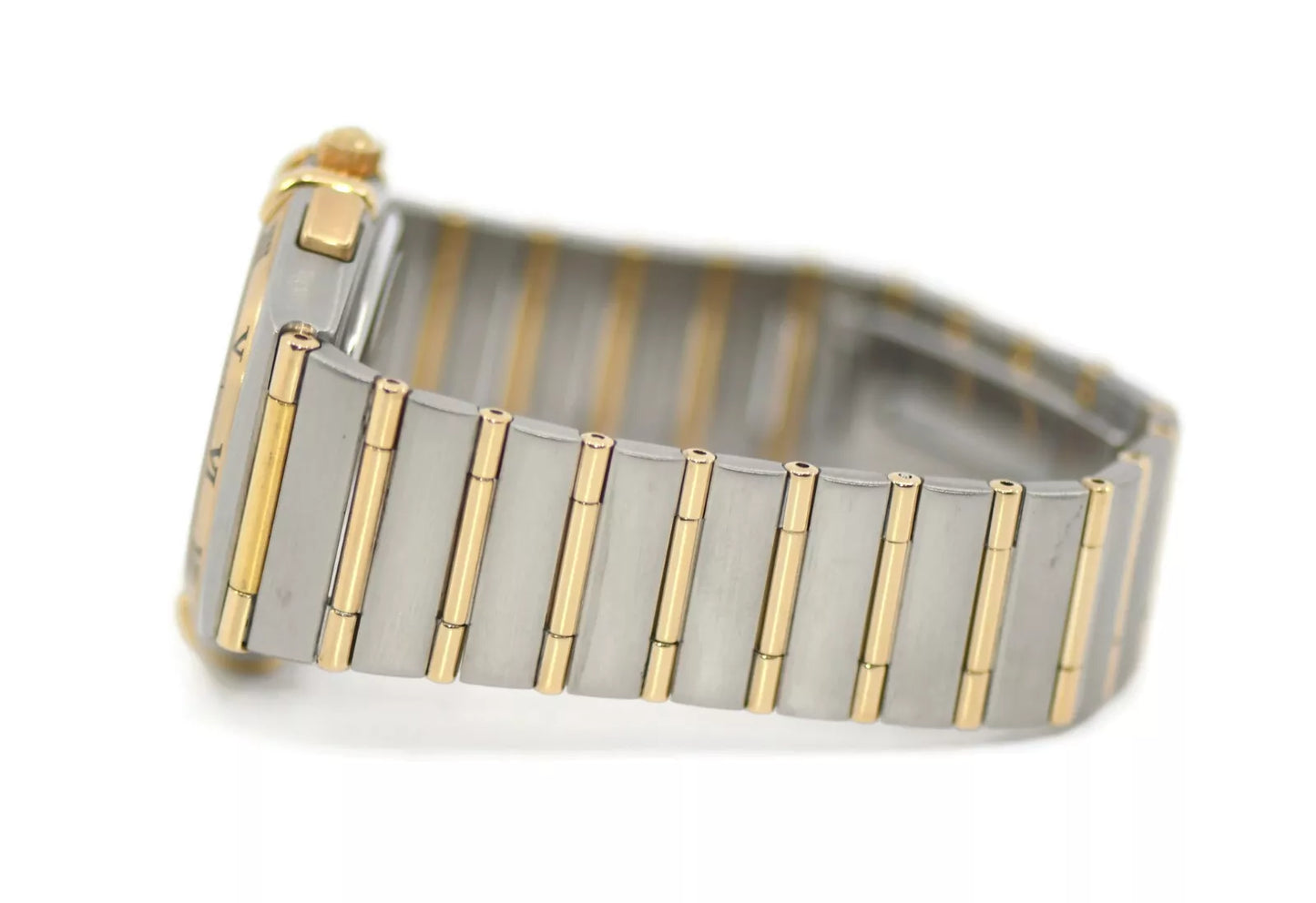 Omega Constellation Chronograph Two Tone Stainless Steel Watch
