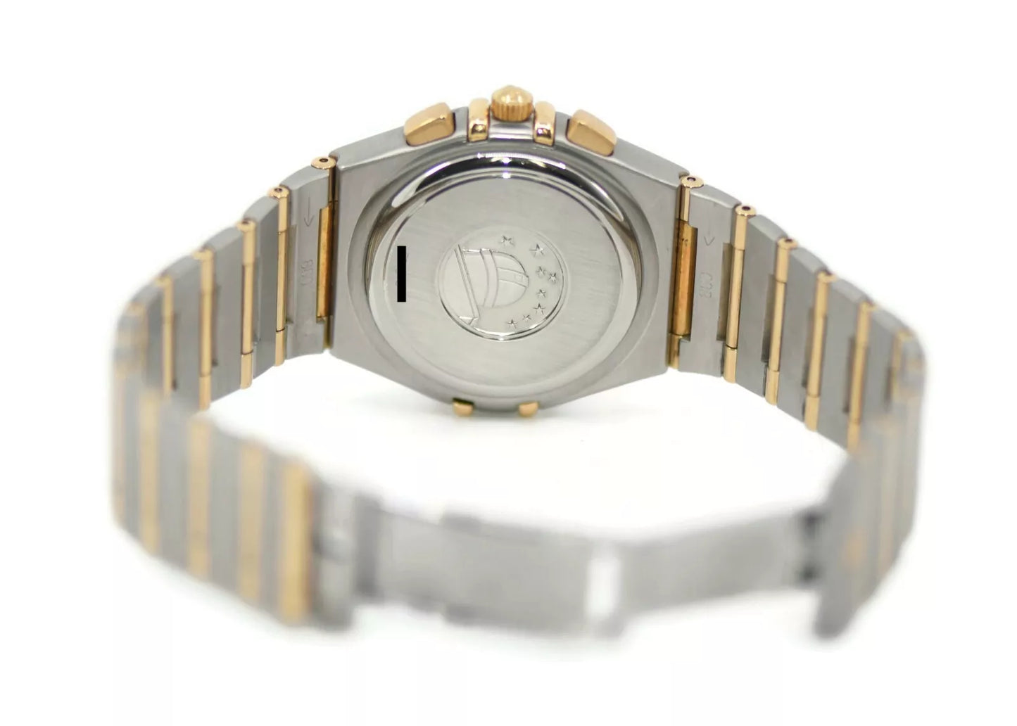 Omega Constellation Chronograph Two Tone Stainless Steel Watch