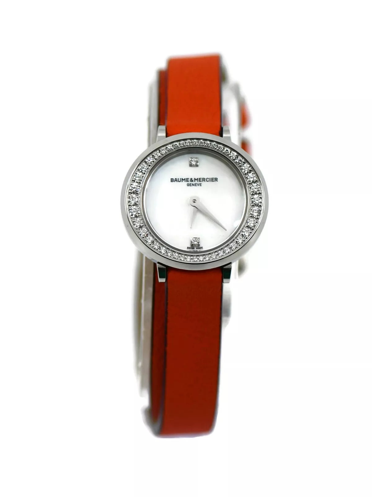 Baume & Mercier Promesse Diamond Stainless Steel Watch M0A10290
