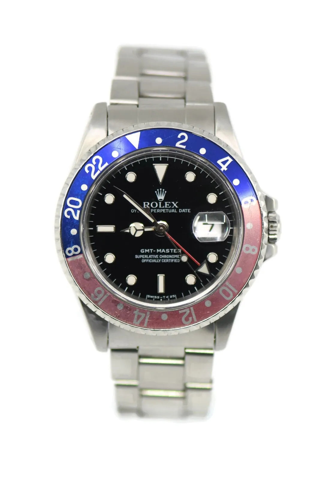 Rolex GMT-Master Pepsi Stainless Steel Watch 16700