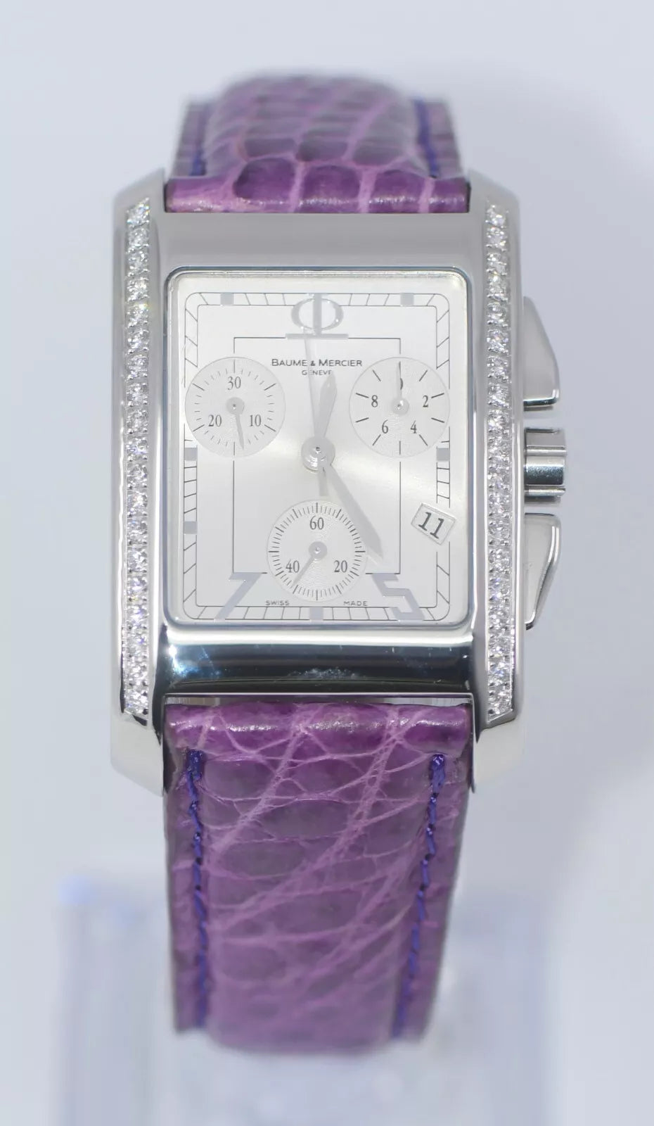 Baume & Mercier Hampton Diamond Stainless Steel Watch 65428