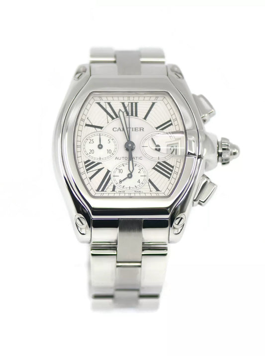 Cartier Roadster XL Chronograph Stainless Steel Watch