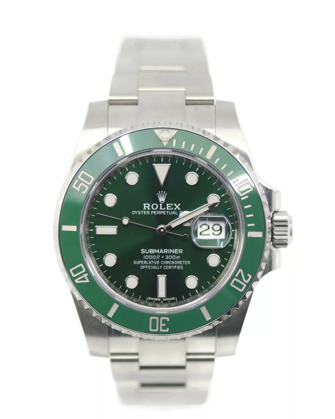 Rolex Submariner Hulk Stainless Steel 116610LV