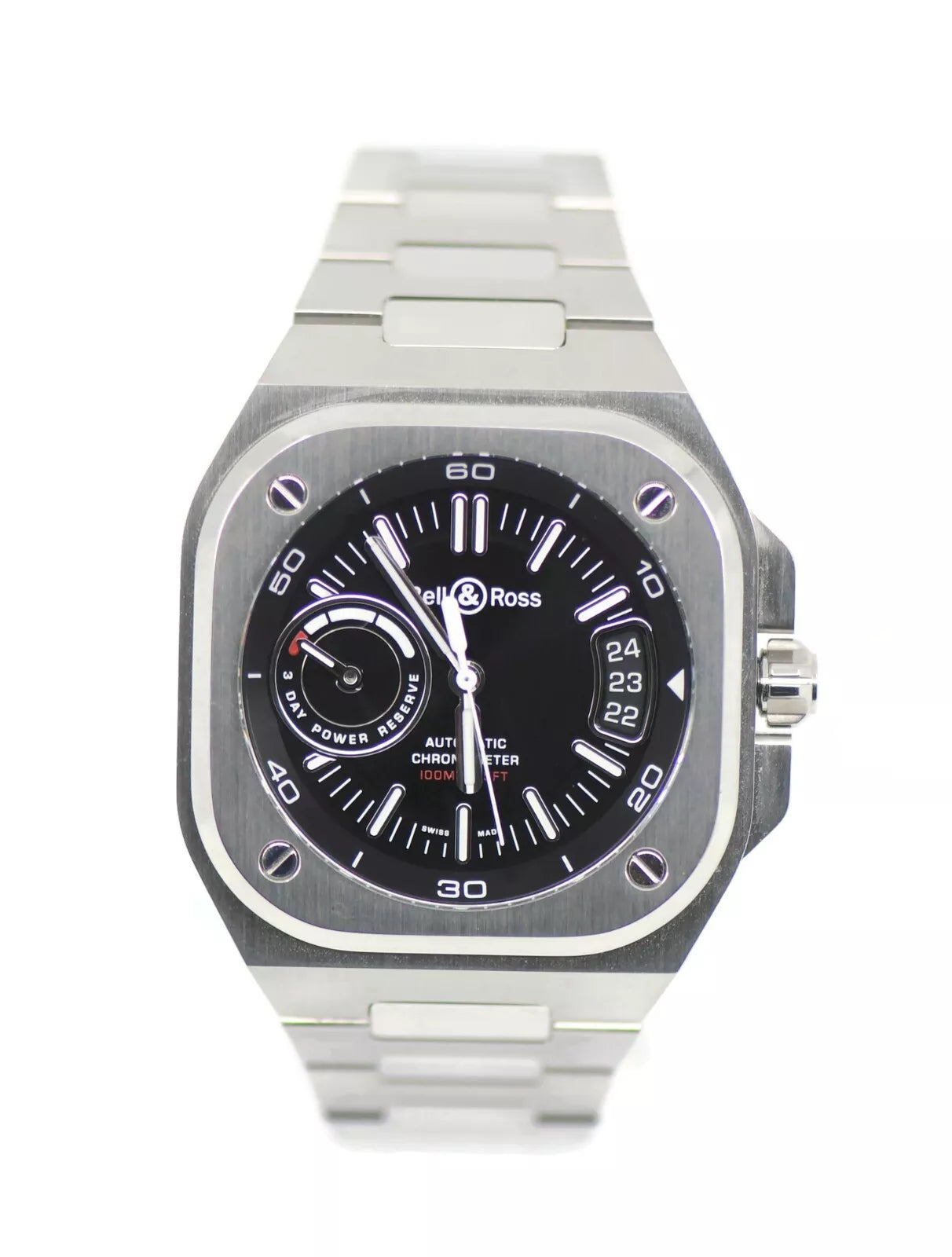 Bell & Ross BR-X5 Stainless Steel Watch BRX5R-BL-ST