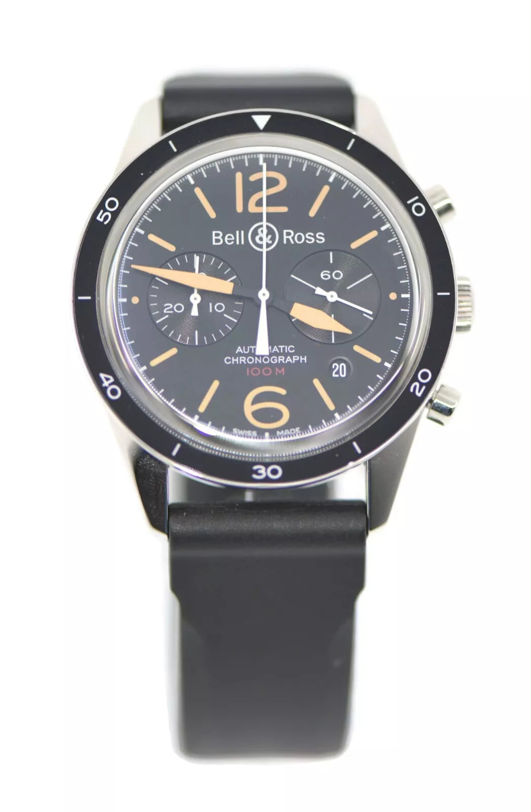 Bell & Ross Heritage Chronograph Stainless Steel Watch BR126