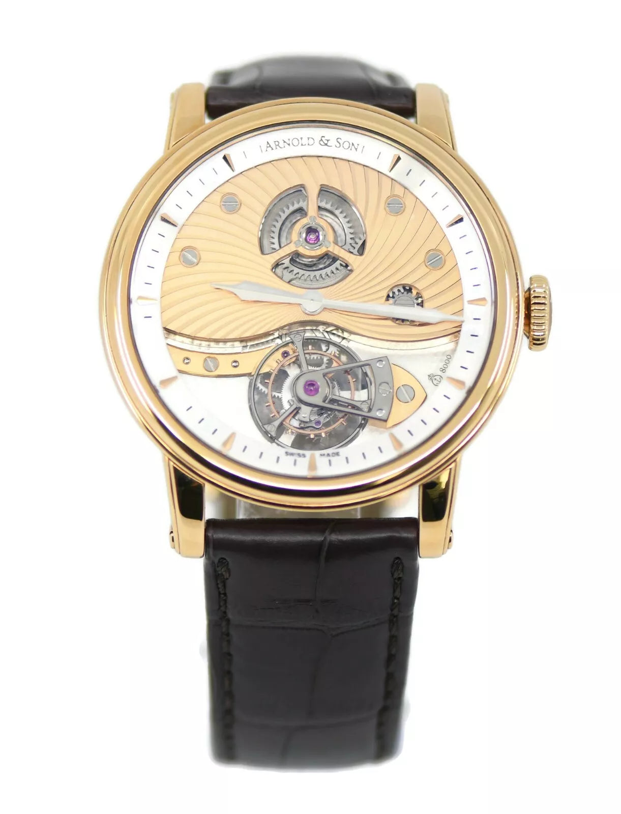 Arnold & Son TE8 Tourbillon 18K Rose Gold Watch