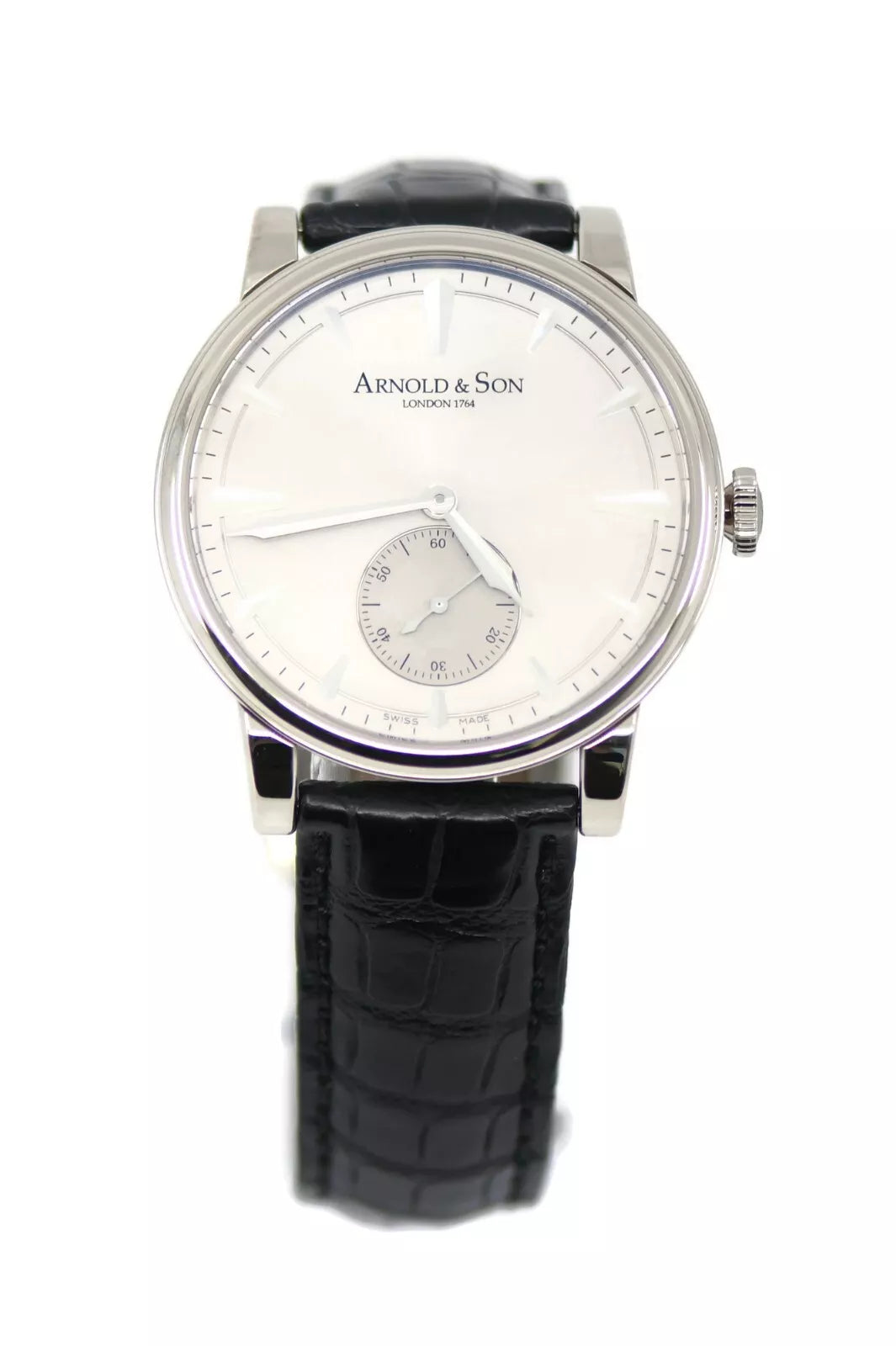 Arnold & Son HMS1 18K White Gold Watch 1LCAW.S03A.C111W