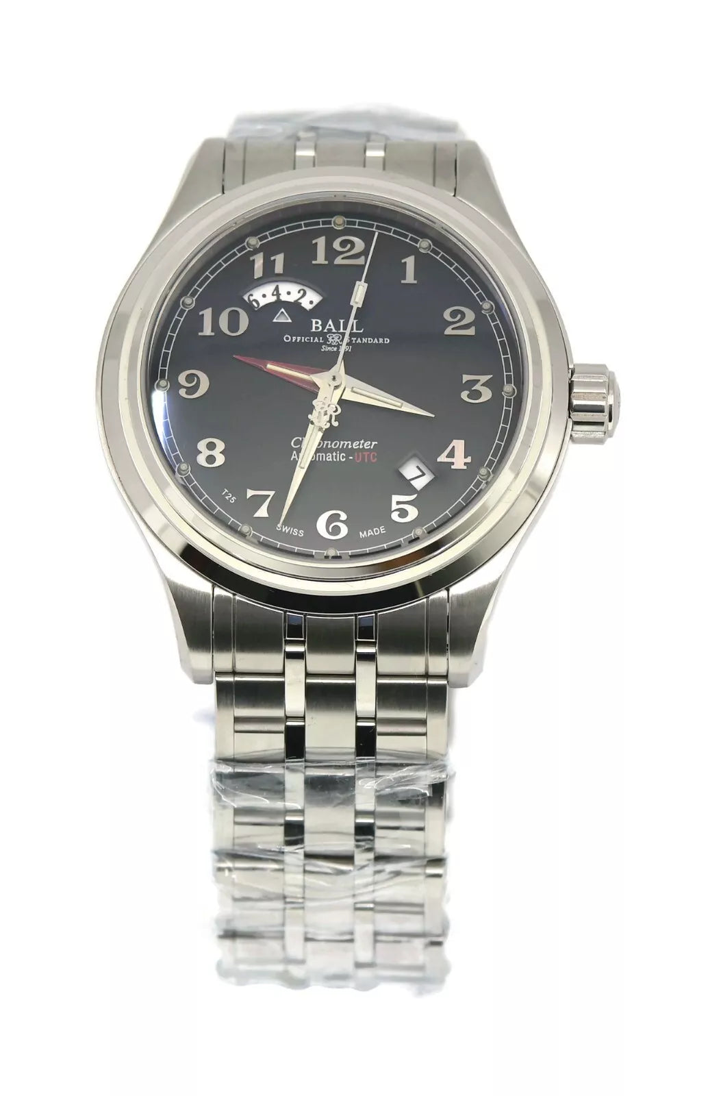 Ball Trainmaster Cleveland Express Stainless Steel Watch GM1020D-SCJ-BK