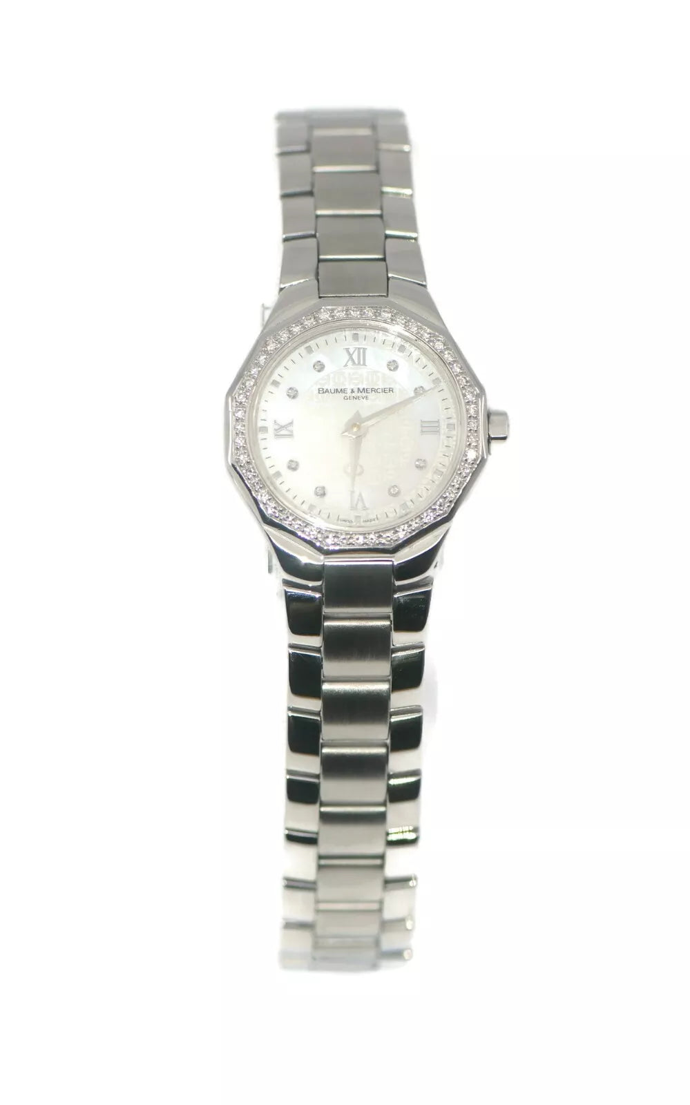 Baume & Mercier Riviera Diamond Stainless Steel Watch 65506