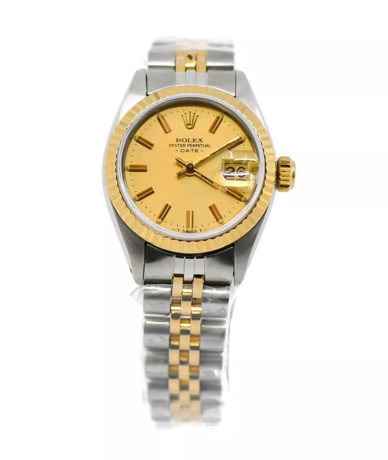 Rolex Oyster Perpetual Date 18K/Stainless Steel Watch 6917