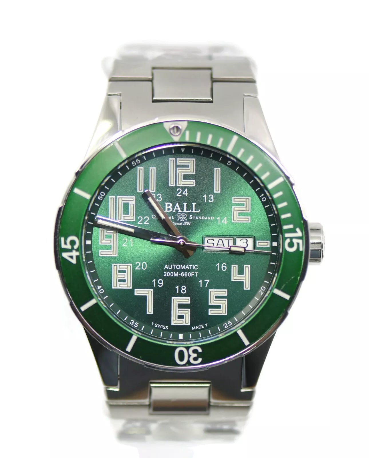 Ball Roadmaster Stainless Steel Watch DM3030B