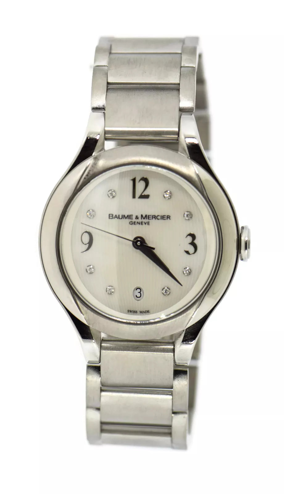 Baume & Mercier Linea Diamond Stainless Steel Watch