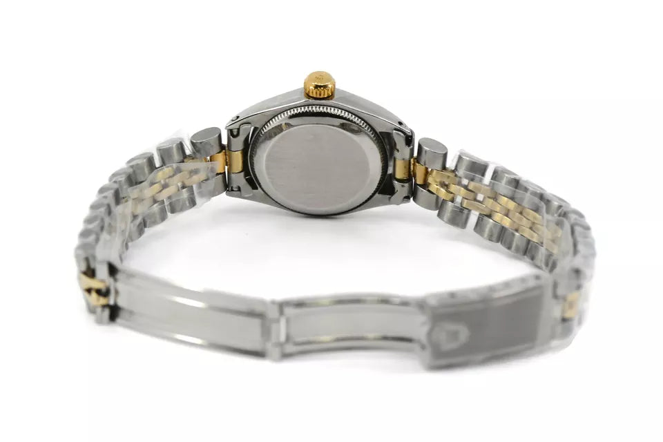 Rolex Oyster Perpetual Two Tone Stainless Steel Watch 6719