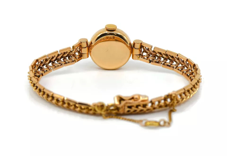 Rolex Precision 18K Rose Gold Watch 8106