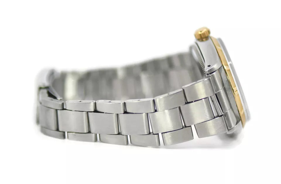 Rolex Oyster Perpetual Two Tone Stainless Steel Watch 6565