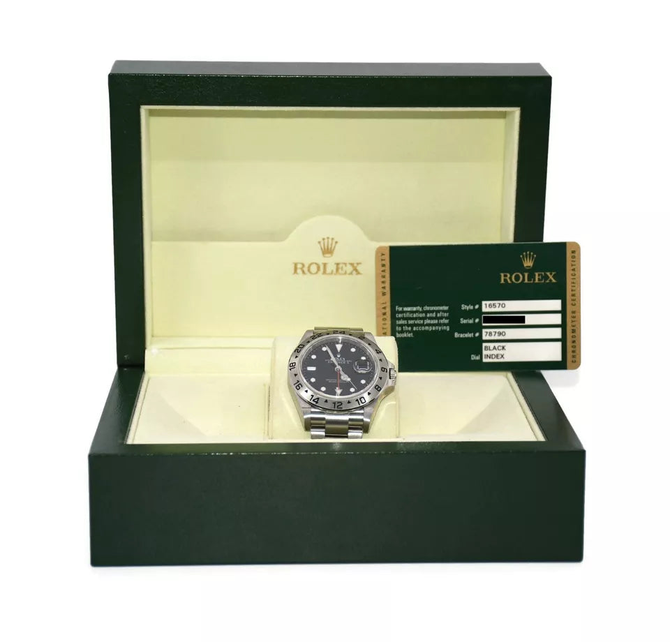 Rolex Explorer II Stainless Steel Watch 16570