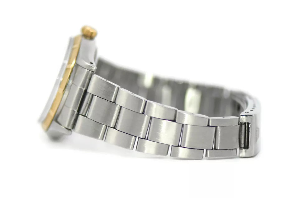 Rolex Oyster Perpetual Two Tone Stainless Steel Watch 6565
