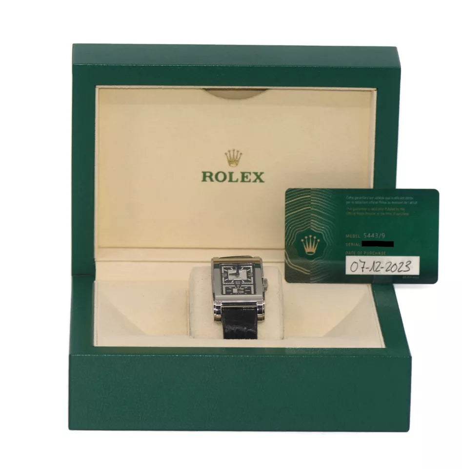 Rolex Cellini Prince 18K White Gold Watch 5443/9