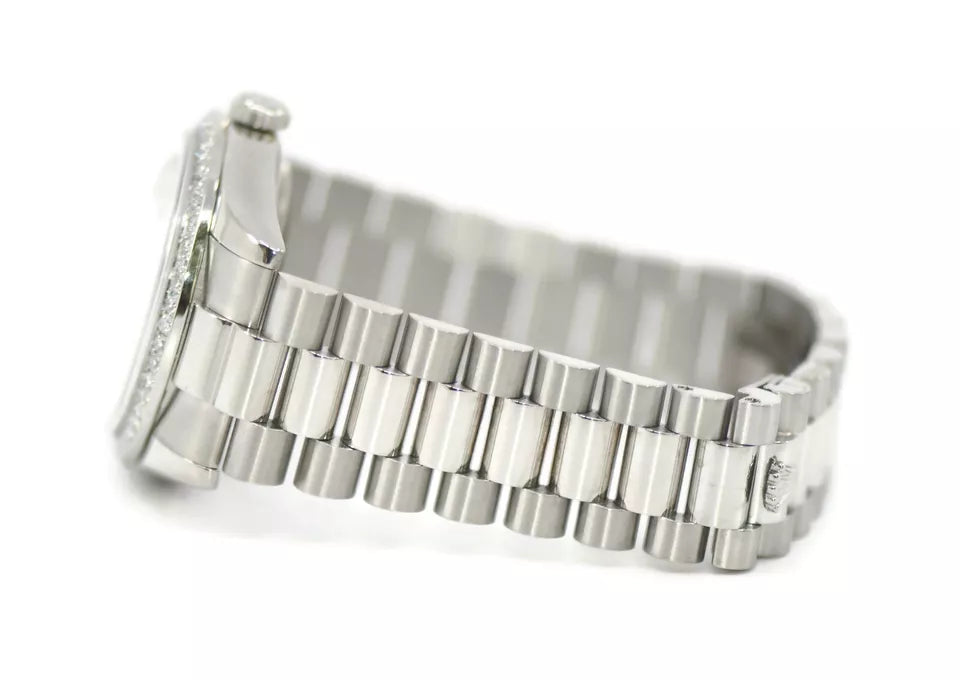 Rolex Day-Date Diamond Platinum Watch 118346