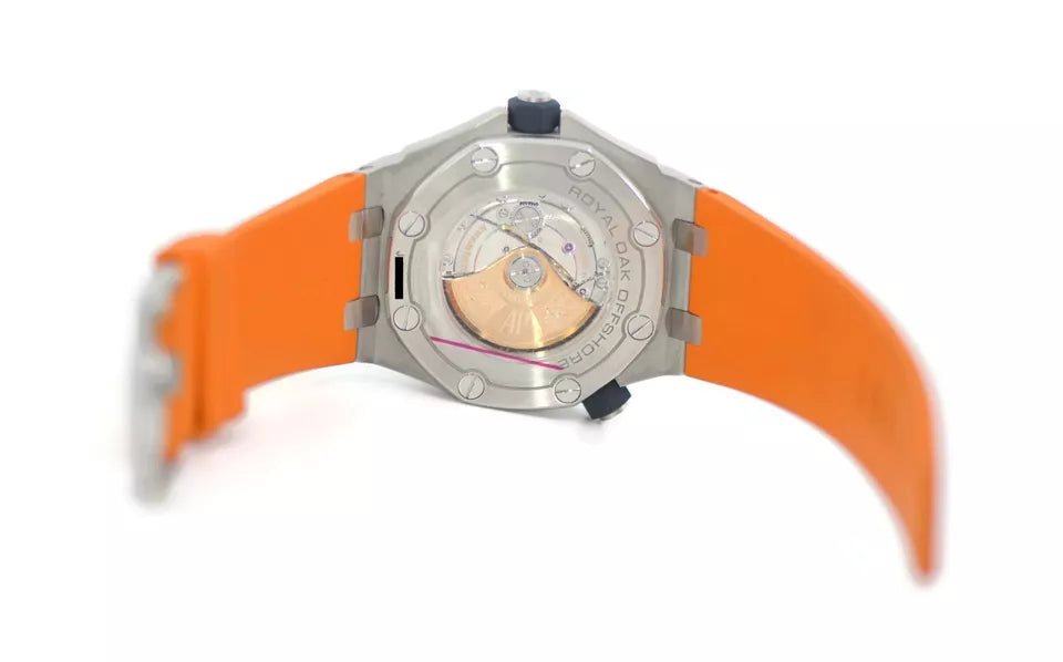 Audemars Piguet Orange Diver Stainless Steel Watch 15710ST.OO.A070CA.01