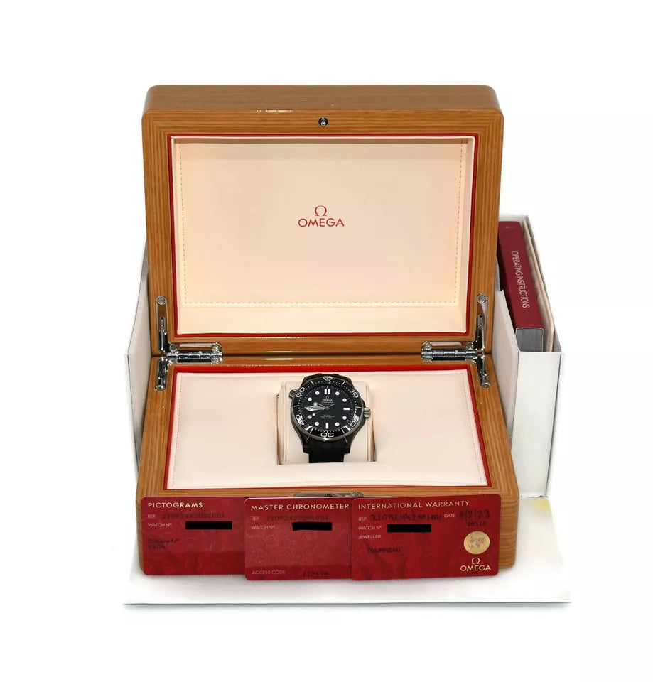 Omega Seamaster Diver Black Ceramic Watch