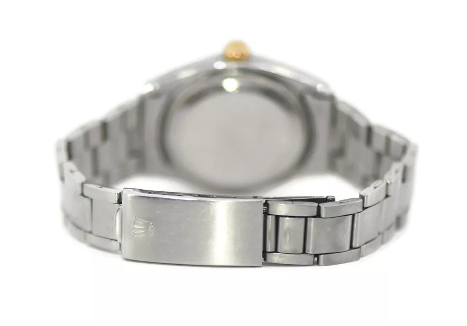 Rolex Oyster Perpetual Two Tone Stainless Steel Watch 6565