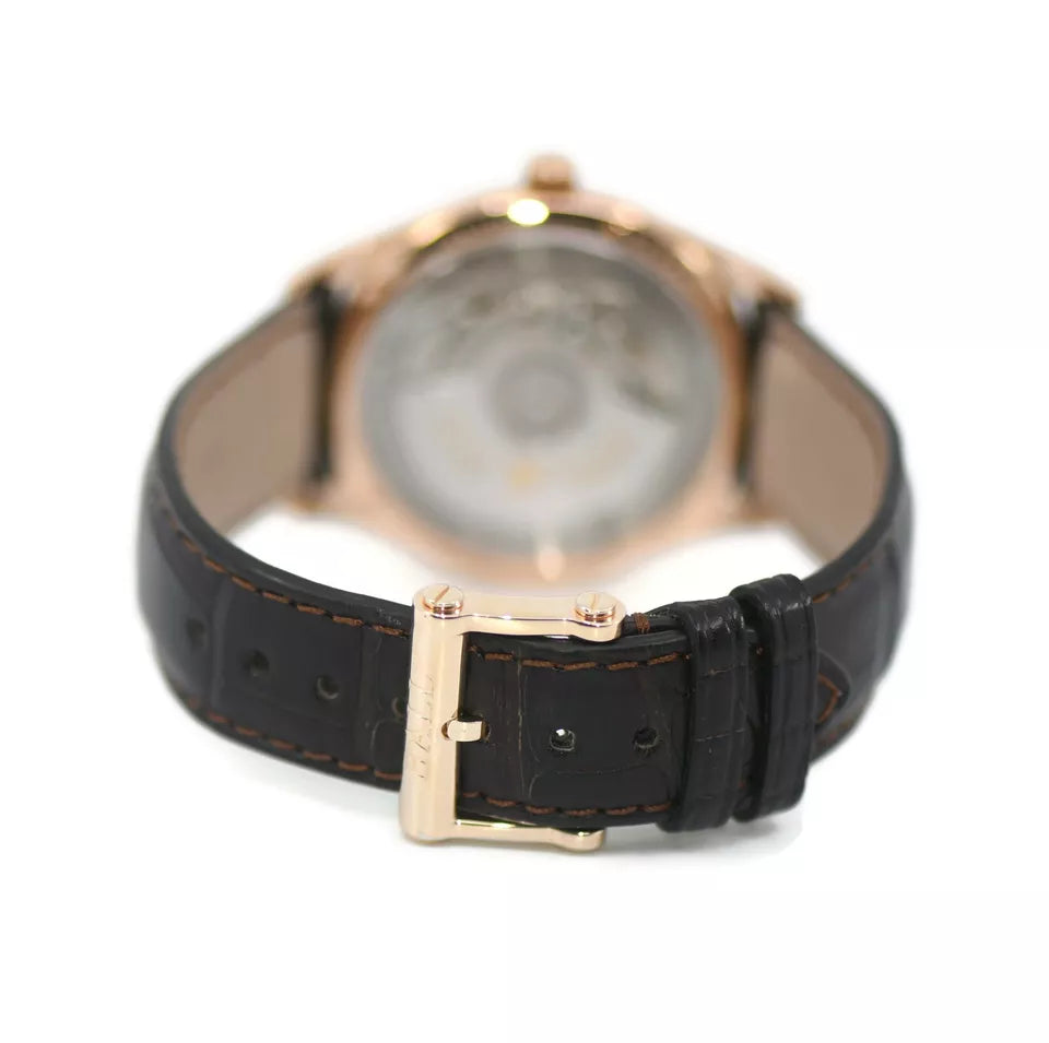 Ball Trainmaster 18K Rose Gold Watch NM2888D