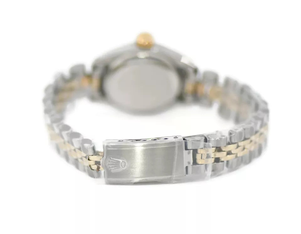 Rolex Oyster Perpetual Two Tone Stainless Steel Watch 6719