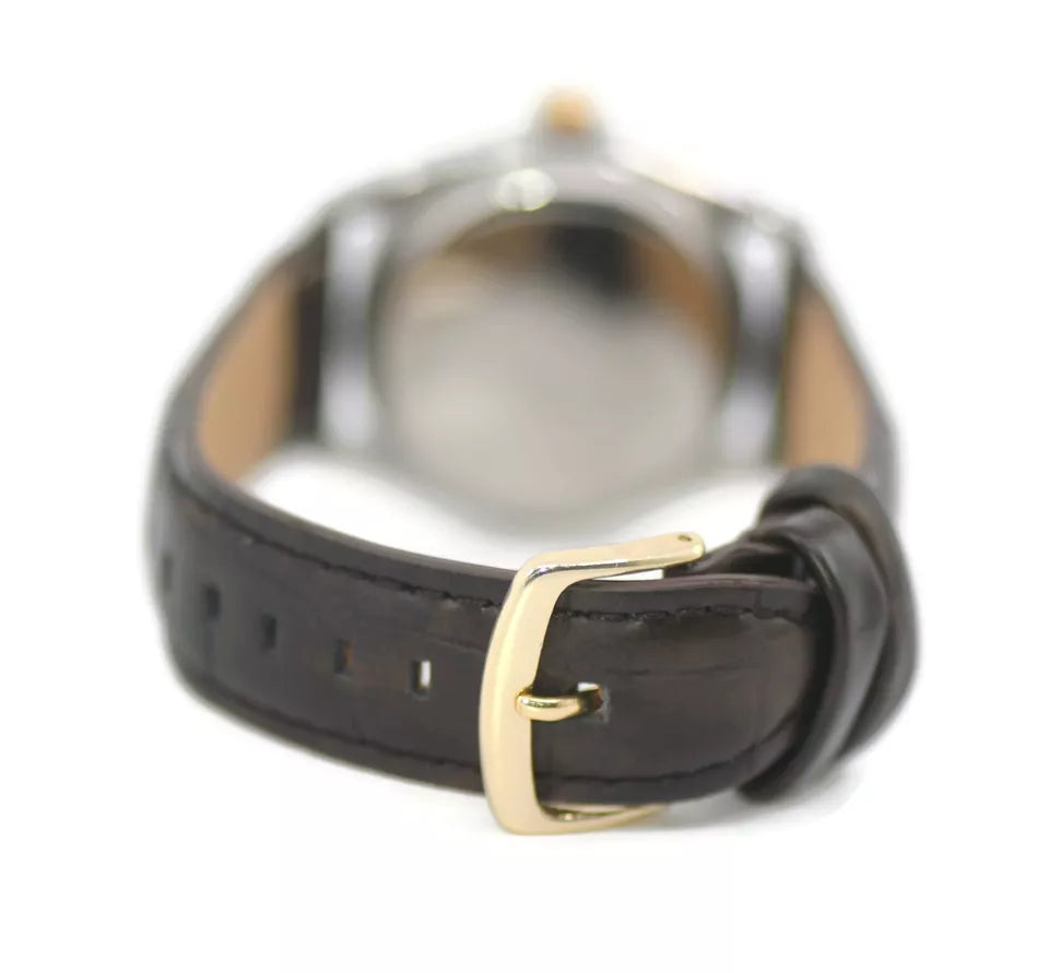 Rolex Oyster Perpetual Two Tone Stainless Steel Watch 6084