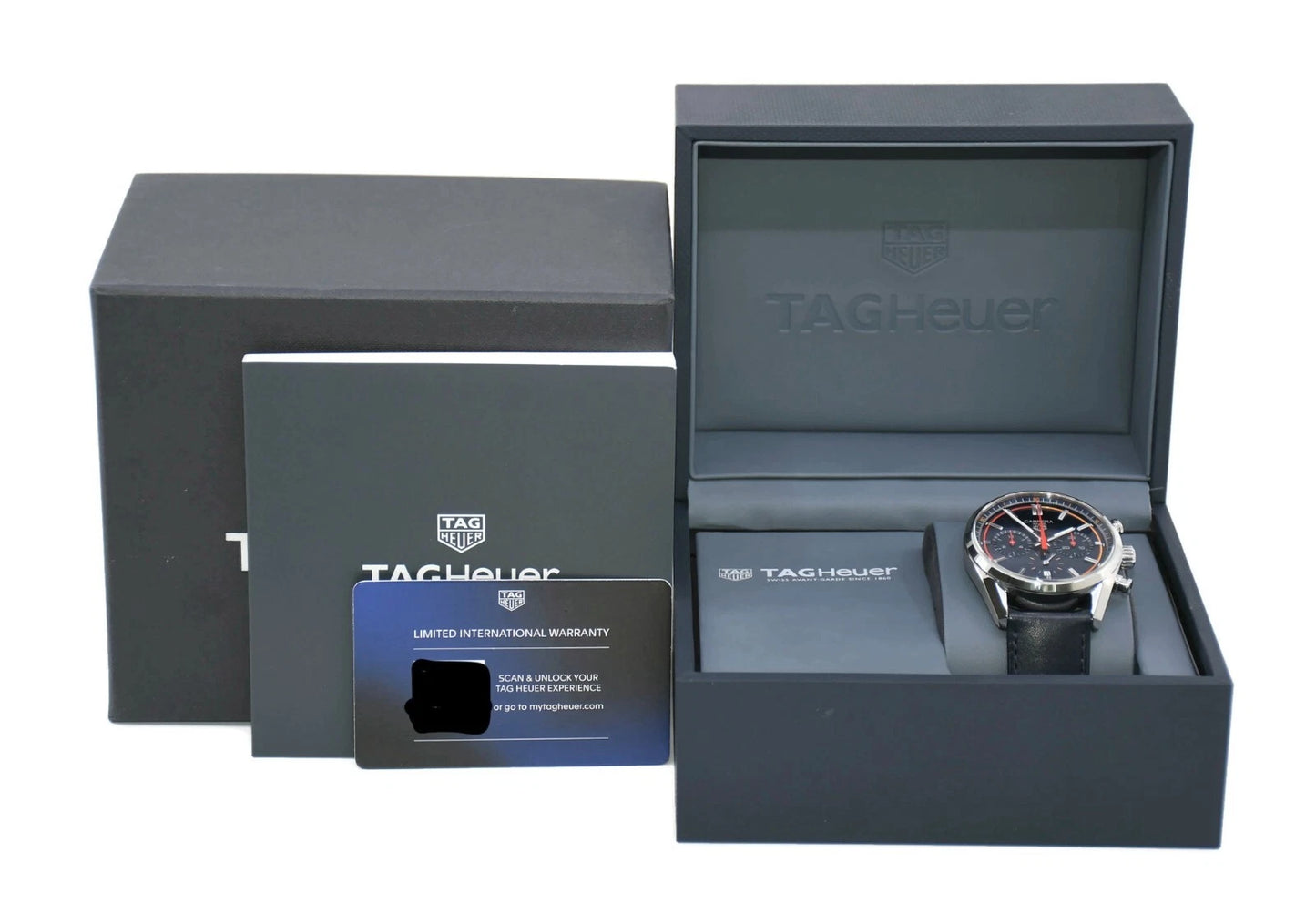 Tag Heuer Carrera Chronograph Stainless Steel Watch CBN201D