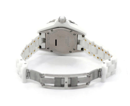 Chanel J12 Diamond White Ceramic Watch H1628