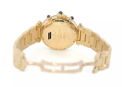 Cartier Pasha Chronograph 18K Yellow Gold Watch 30009