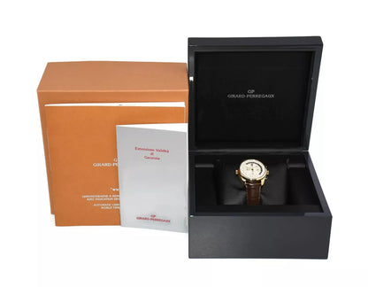 Girard Perregaux World Time WW.TC 18K Yellow Gold Watch 4980