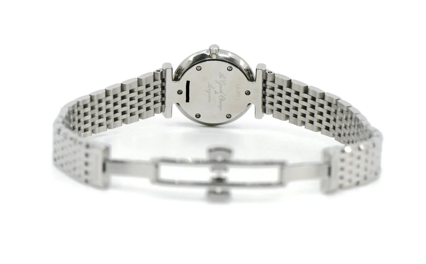 Longines Gran Classic Diamond Stainless Steel Watch L4.209.4