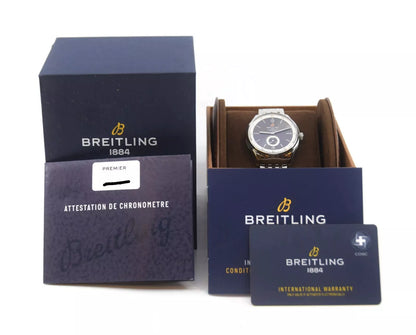 Breitling Premier Stainless Steel Watch A37340