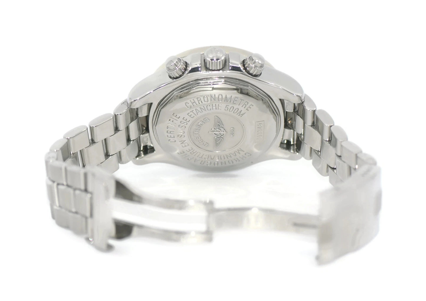 Breitling Superocean Diamond Chronograph Stainless Steel Watch A13340
