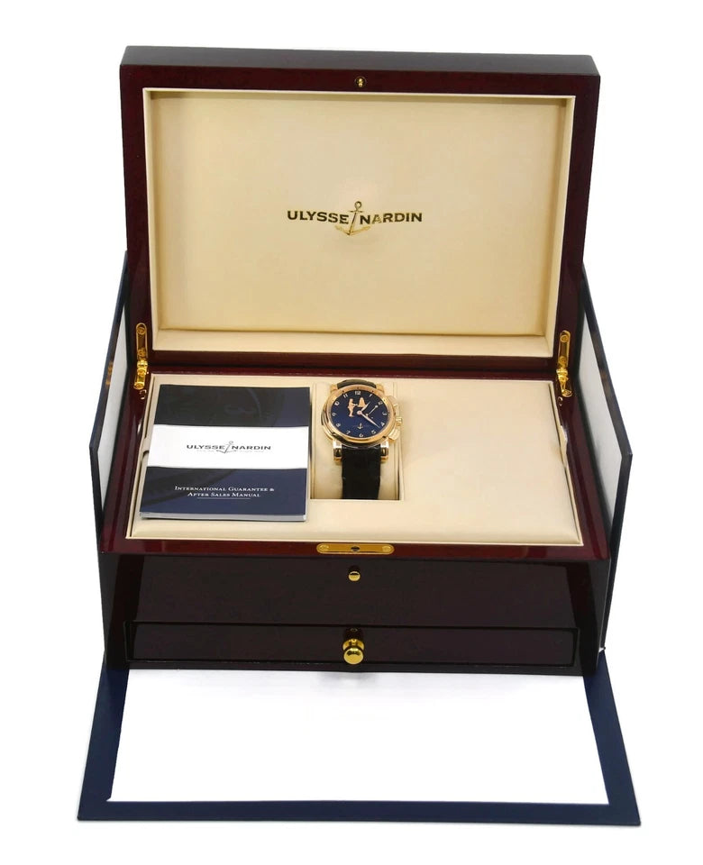 Ulysse Nardin Hourstriker 18K Rose Gold Watch 756-88