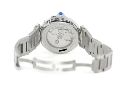 Cartier Pasha Moon Phase Stainless Steel Watch W31093M7