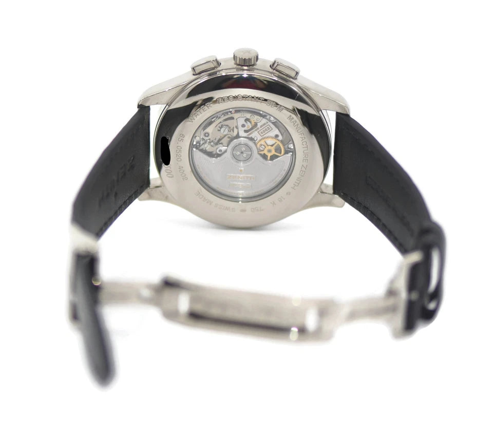 Zenith El Primero 18K White Gold Watch 65.0520.4002