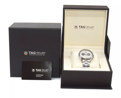 Tag Heuer Carrera Cal 17 Chronograph Stainless Steel Watch CV2119