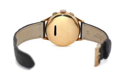 Jaeger Vintage Chronograph 18K Rose Gold Watch